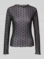 Bluzki damskie - Bluzka o kroju slim fit z półgolfem model ‘JULIET’ - miniaturka - grafika 1