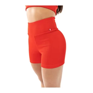 Spodenki krótkie damskie LABELLAMAFIA SHORTS FLAME RED - Spodenki damskie - miniaturka - grafika 3