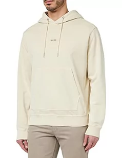 Hugo Boss Wefadehoody Męska bluza z kapturem, Otwórz White131, S - Bluzy męskie - miniaturka - grafika 1