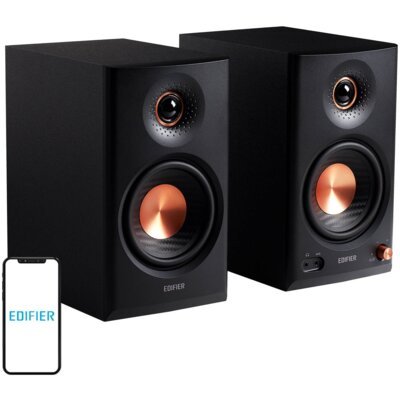 EDIFIER MR4.5 2.0 Komunikacja bezprzewodowa Czarny MR4.5BL