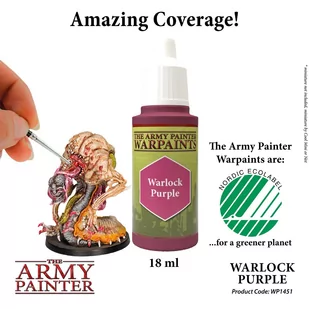 Army Painter: Warpaints - Warlock Purple - Akcesoria do gier planszowych - miniaturka - grafika 1