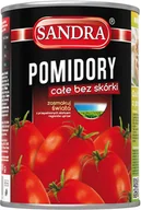 Pasztet i przetwory mięsne - Pomidory całe bez skórki Sandra puszka 425ml - miniaturka - grafika 1