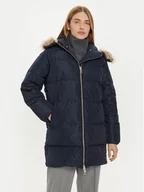 Kurtki damskie - Tommy Hilfiger Kurtka puchowa WW0WW42743 Granatowy Regular Fit - miniaturka - grafika 1