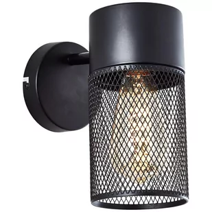Kinkiet druciany Kamolo 99723/76 Brilliant regulowana tuba czarna - Lampy ścienne - miniaturka - grafika 1
