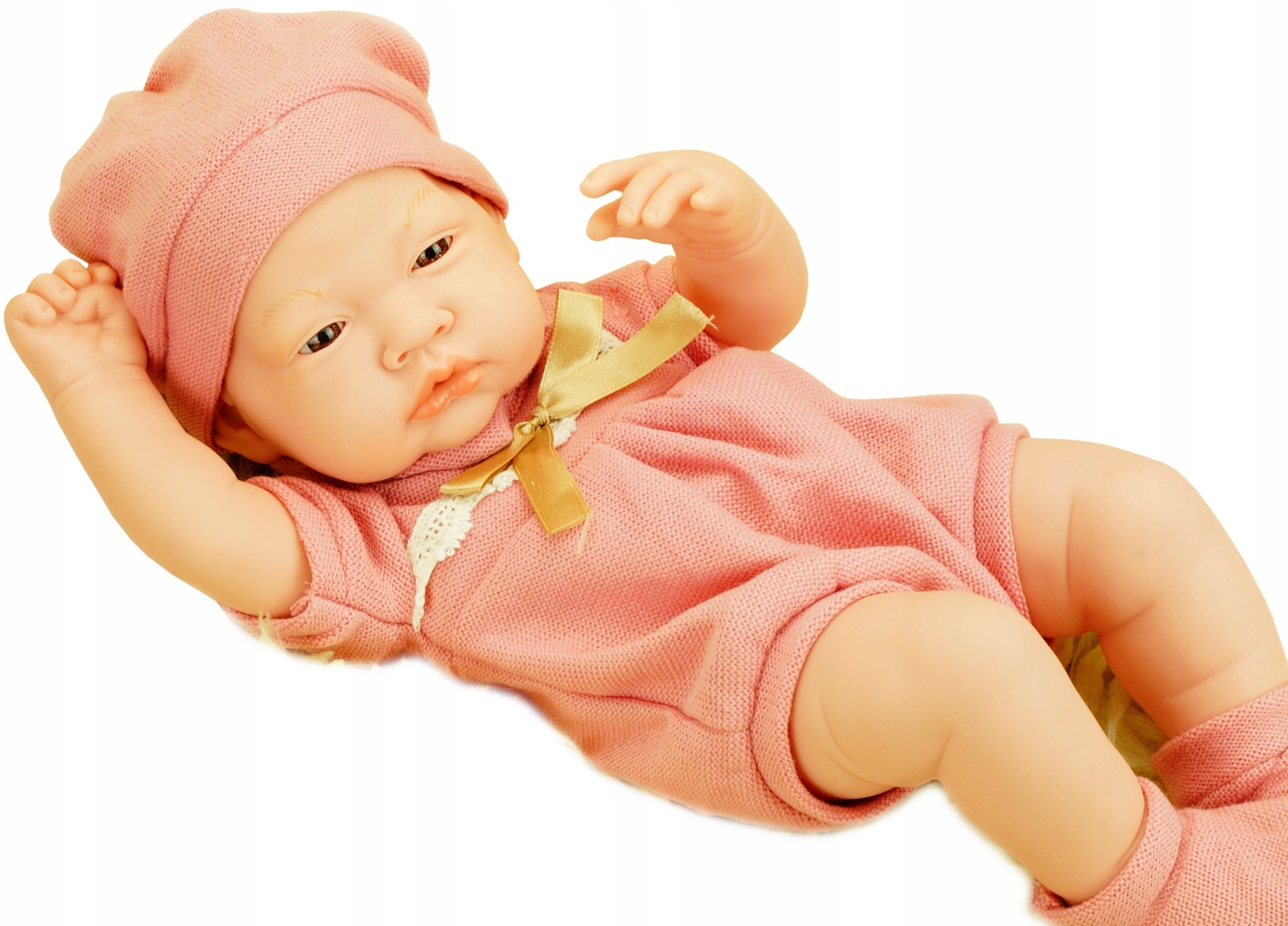 Lalka jak żywa duża niemowlak bobas ubranka lala 1061