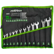 Klucze i nasadki - Zestaw kluczy płasko-oczkowych STALCO Perfect S-76754 - miniaturka - grafika 1