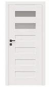 Drzwi wewnętrzne - Dre Drzwi Wewnętrzne Z Szybą Scala B2 Okleina Biała Mat - miniaturka - grafika 1