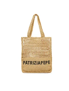 Patrizia Pepe Torebka 2B0124/V039 Beżowy - Torebki damskie - miniaturka - grafika 1