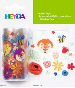 Heyda taśma do dekoracji okna, Kwiaty - Scrapbooking - miniaturka - grafika 1