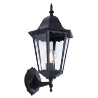 Lampy ogrodowe - Czarna klasyczna lampa ścienna na dom - 4X S355 Pirex - miniaturka - grafika 1
