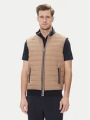 Kamizelki męskie - Bugatti Kamizelka 8850 75121C Beżowy Regular Fit - miniaturka - grafika 1