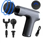 Masażery - Masażer wibracyjny do ciała kości pistolet ręczny - miniaturka - grafika 1