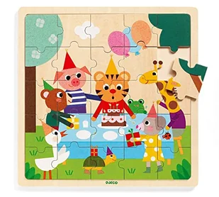 Djeco 31815 Madera Puzzlo Happy Puzzles - Puzzle - miniaturka - grafika 1