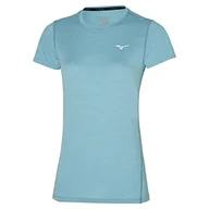 Koszulki i topy damskie - Mizuno Damska koszulka imulse Core Running Milky Blue, XS - miniaturka - grafika 1