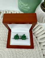 Spinki do mankietów i krawatów - SPINKI DO MANKIETÓW koszuli mankietu jabłko rolnik - miniaturka - grafika 1