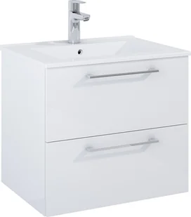 Alkotest A857949806 / ROCA / ROMA / SZAFKA ŁAZIENKOWA 60CM 2S DO KOMPLETACJI Z UMYWALKĄ HEBE ,BIAŁY POŁYSK / ZAMIENNIK 5110008 / - Szafki łazienkowe - miniaturka - grafika 1