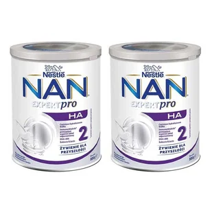 Zestaw Nestle NAN Expertpro HA 2, mleko następne dla niemowląt po 6 miesiącu, 2 x 800 g - Mleko modyfikowane - miniaturka - grafika 1