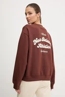 Bluzy damskie - New Balance bluza damska kolor brązowy z aplikacją WT53516ROK - miniaturka - grafika 1
