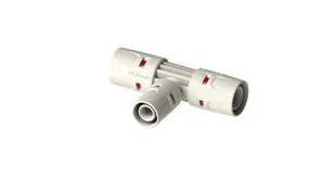 Comap trójnik redukcyjny 20x2/16x2/20x2 mm Push Fit - Łączniki, trójniki, kształtki - miniaturka - grafika 1