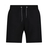 Spodenki męskie - CMP Damskie spodenki dresowe Strecth French Terry bermudy, czarne, 52 - miniaturka - grafika 1