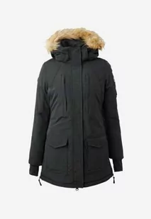 Horze Kurtka parka zimowa BROOKE damska - czarny - Kurtki jeździeckie - miniaturka - grafika 1
