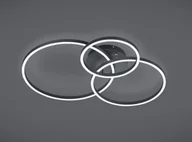 Lampy sufitowe - Trio Winona LED lampa sufitowa (z pilotem) RGB czarna 670810632 - miniaturka - grafika 1