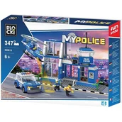 Klocki - Blocki KLOCKI BLOCKI POLICJA KOMENDA 4 LUDZIKI SAMOCHÓD 347 EL KB0616 - miniaturka - grafika 1