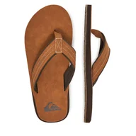 Klapki i japonki męskie - Japonki Quiksilver 808416 Brązowy - miniaturka - grafika 1