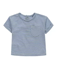 bellybutton Koszulka w kolorze niebiesko-białym - Kaftaniki dla niemowląt - miniaturka - grafika 1