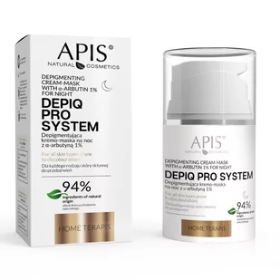 Apis, Depiq Pro System, Depigmentująca Krem-Maska Na Noc Na Przebarwienia, 50ml - Kremy do twarzy - miniaturka - grafika 1