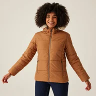 Kurtki i kamizelki sportowe damskie - Regatta Damska kurtka przejściowa ocieplana pikowana Winnie Brązowy, Rozmiar: 46 - miniaturka - grafika 1