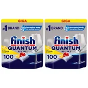 Środki do zmywarek - Finish Quantum Kapsułki do zmywarki Lemon All in 1 zestaw 2 x 100 szt. - miniaturka - grafika 1