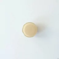 Klamki - Gałka meblowa okrągła Szklana Różowy Beż - miniaturka - grafika 1