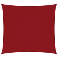 Parasole ogrodowe - vidaXL Żagiel ogrodowy, tkanina Oxford, kwadrat, 2,5x2,5 m, czerwony vidaXL - miniaturka - grafika 1