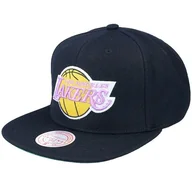 Czapki męskie - Mitchell & Ness Czapka Z Daszkiem Nba Los Angeles Lakers Top Spot Snapback Hwc Lakers Hhss2976-Lalyypppblck Osfm Czarny - miniaturka - grafika 1