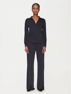 Dresy damskie - Marella Komplet bluzka i spodnie kom 2515631011 Granatowy Relaxed Fit - miniaturka - grafika 1