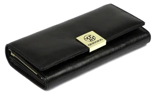 Portfel Damski Skórzany GREGORIO Skóra Licowa Duży Z Klamrą GS-100 18 x 9 x 3,5 [cm] - Portfele - miniaturka - grafika 9