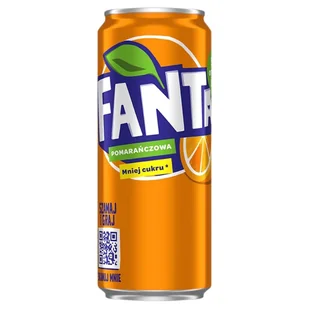 Coca-Cola Napój gazowany o smaku pomarańczowym 330 ml - Napoje gazowane - miniaturka - grafika 1