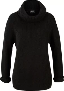 Swetry damskie - Sweter oversize z szerokim kołnierzem - bonprix - grafika 1