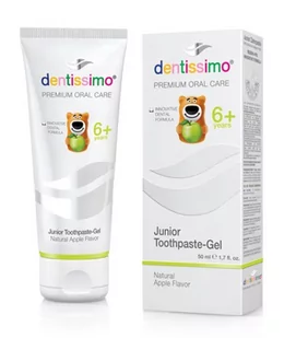 Dentissimo Junior Toothpaste - Pasta dla dzieci powyżej 6 lat z naturalnym jabłkiem, 50 ml Pas000206 - Pasty do zębów - miniaturka - grafika 1
