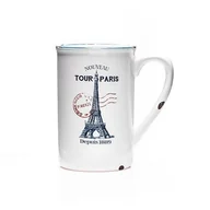 Kubki - Retro Porcelanowy kubek Paris - miniaturka - grafika 1