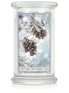 Świeca zapachowa KRINGLE CANDLE, Winter Wonderland, duży, klasyczny słoik, 2 knoty - Świece - miniaturka - grafika 1