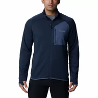 Bluzy męskie - Męska bluza polarowa Columbia Triple Canyon™ FZ collegiate navy - S - miniaturka - grafika 1