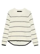 Swetry damskie - Vero Moda Sweter w kolorze czarno-kremowym - miniaturka - grafika 1