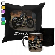 Gadżety dla niej i dla niego - ZESTAW KUBEK MAGICZNY + POSZEWKA Z PODUSZKĄ- MOTORY CROSSY PREZENT + IMIĘ - miniaturka - grafika 1