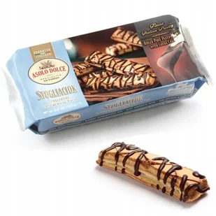 Herbatniki z czekoladą super kruche Sfogliacio 150g - Asolo Dolce włoskie - Ciastka - miniaturka - grafika 1