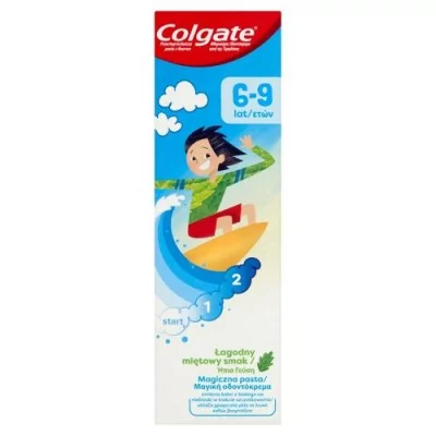 Colgate Palmolive Pasta do zębów dla dzieci Łagodna Mięta (6-9 lat) 50ml 327869