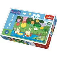 Puzzle - Trefl Puzzle 60 Świnka Peppa Wakacyjna zabawa - miniaturka - grafika 1