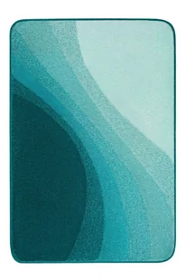 Kleine Wolke Malin Dywan kąpielowy turkusowy 60x 90 cm - Dywaniki łazienkowe - miniaturka - grafika 1