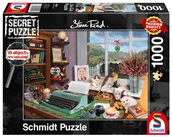 Puzzle - Schmidt Spiele Am Schreibtisch Puzzle 1.000 Teile: Erwachsenenpuzzle Secret Puzzles 59920 - miniaturka - grafika 1